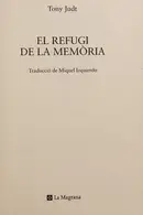 Book cover of El refugi de la memòria