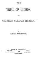 Book cover of The Trial of Gideon: And Countess Almara's Murder