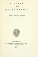 Book cover of Sonnet and other lyrics. --