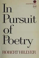 Book cover of In Pursuit of Poetry