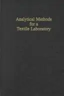 Book cover of Analytical methods for a textile laboratory