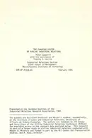 Book cover of The changing system of airline industrial relations