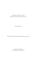 Book cover of Constitutional law