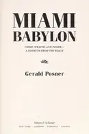 Book cover of Miami Babylon
