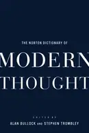 Book cover of The Norton dictionary of modern thought