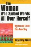 Book cover of The woman who spilled words all over herself