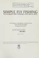Book cover of Simple fly fishing