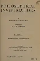 Book cover of Philosophical Investigations / Philosophische Untersuchungen