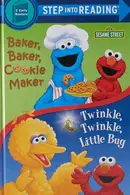 Book cover of Sesame Street Cookie Monster Plush Toy with Book Bundle Baker Baker Cookie Maker