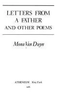 Book cover of Letters from a father, and other poems