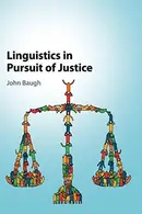Book cover of Linguistics in Pursuit of Justice