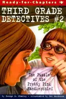 Book cover of The puzzle of the pretty pink handkerchief