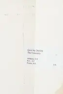 Book cover of The cemetery