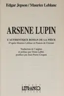 Book cover of Arsène Lupin