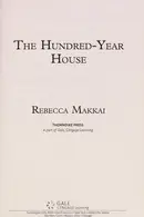 Book cover of The hundred-year house