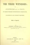 Book cover of The three witnesses