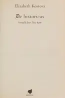Book cover of De historicus