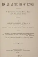 Book cover of Leo XIII at the bar of history