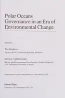 Book cover of Polar oceans governance in an era of environmental change