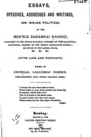 Book cover of Essays, speeches, addresses and writings