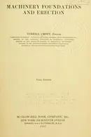 Book cover of Machinery foundations and erection
