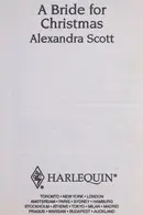 Book cover of A bride for Christmas