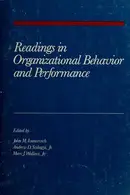 Book cover of Readings in organizational behavior and performance