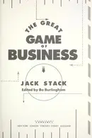 Book cover of The great game of business
