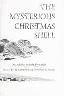 Book cover of The mysterious Christmas shell