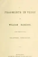 Book cover of Fragments in verse