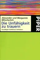 Book cover of Die Unfähigkeit zu trauern