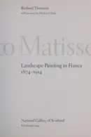 Book cover of Monet to Matisse