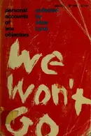 Book cover of We won't go