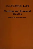 Book cover of Curious and unusual deaths