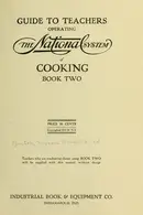 Book cover of Guide to teachers operating the National system of cooking