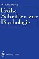 Book cover of Frühe Schriften zur Psychologie