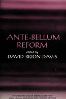Book cover of Ante-bellum reform