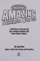 Book cover of Joey Green's Amazing Kitchen Cures