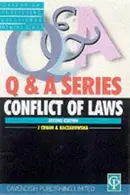 Book cover of Conflict of laws