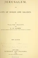 Book cover of Jerusalem