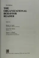 Book cover of The Organizational behavior reader