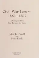 Book cover of Civil War letters, 1861-1865
