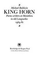 Book cover of King Horn