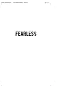 Book cover of Fearless