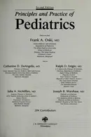 Book cover of Principles and practice of pediatrics