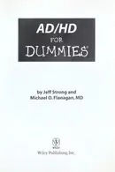 Book cover of AD/HD for dummies