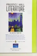 Book cover of Prentice Hall Literature, The British Edition. Volume I