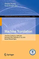 Book cover of Machine Translation