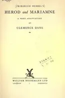 Book cover of Friedrich Hebbel's Herod and Mariamne
