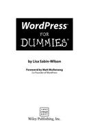 Book cover of WordPress For Dummies